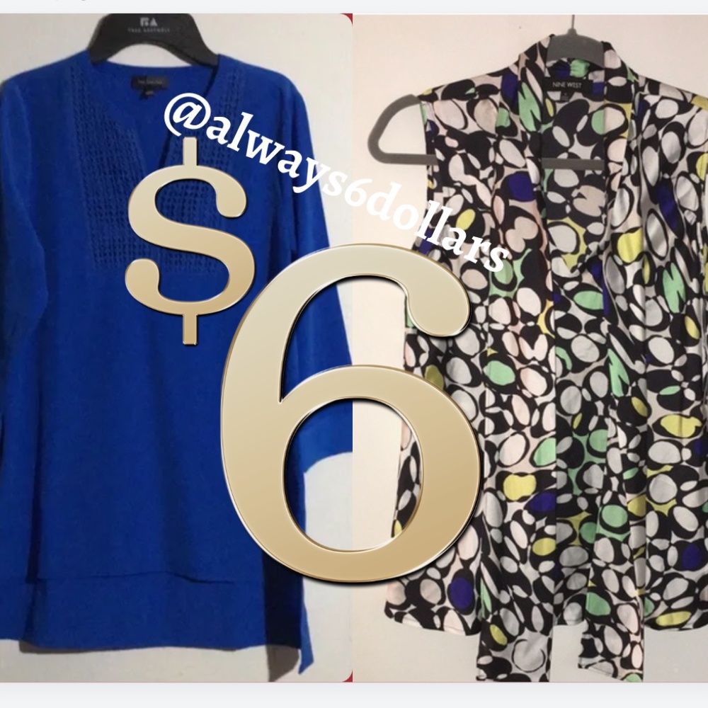 (2) Women's Business Blouses: Size Small